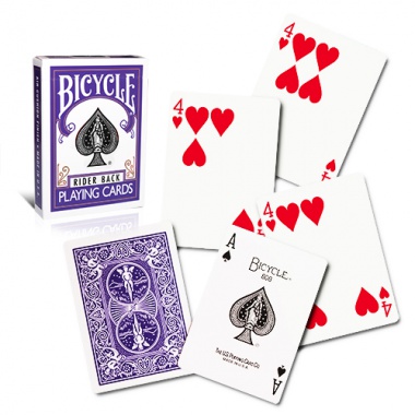 Karty Bicycle - Poker deck - fioletowe