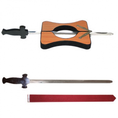 Sword Through Neck Deluxe - Wood