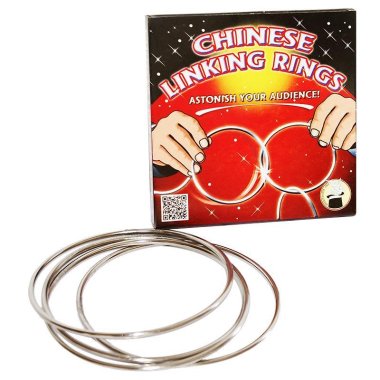 Chinese Linking Rings - Set of 4 - 4,7 in. (cm. 12) 