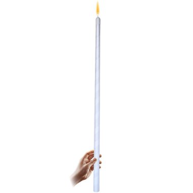 Appearing Candle - White