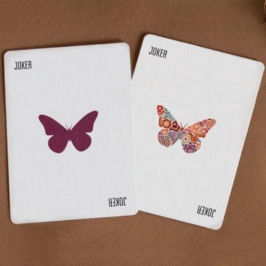  Butterfly Seasons Playing Cards - Autumn  (marked)