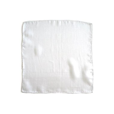 Silk Squares - 60 cm (24 inches) - White