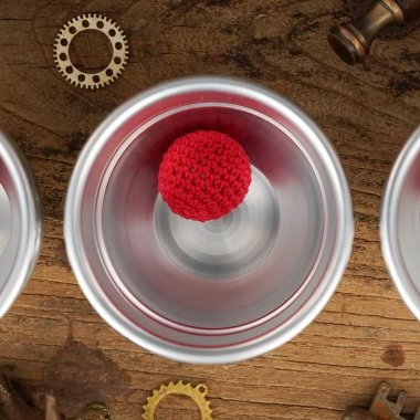 Aluminum Alloy Cups and Balls Set by TCC Magic