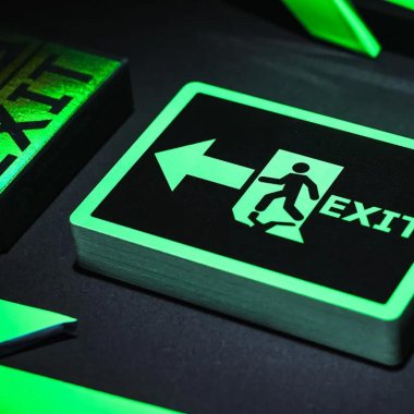 Exit Playing Cards by TCC Fashion