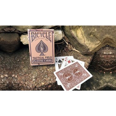 Bicycle Tactical Field Green Camo/Brown Camo (6 Decks) by US Playing Card Co