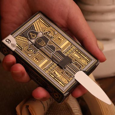 Assassin\'s Creed Legacy V2 Playing Cards - Black Hidden Blade Edition