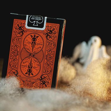 Bicycle - Reverse Deck (Orange and Black)