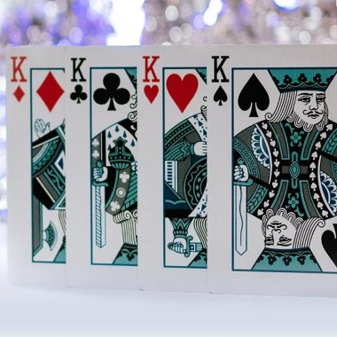  Butterfly Seasons Playing Cards - Winter  (marked)