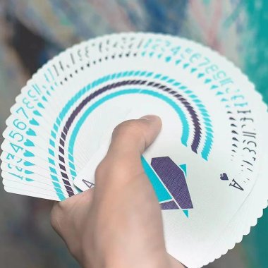 Flexible Blue Gradient Playing Cards by TCC