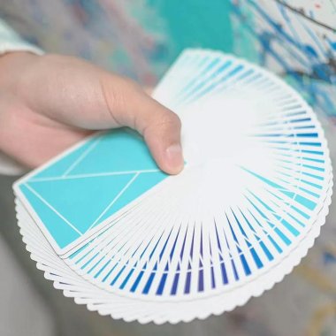 Flexible Blue Gradient Playing Cards by TCC