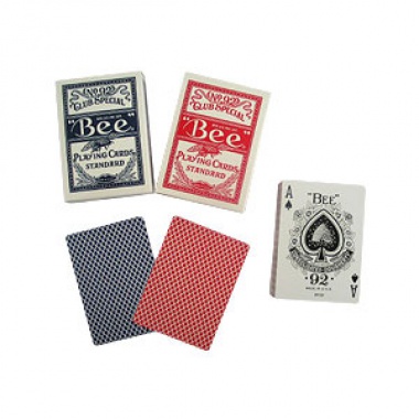 Karty Bee - rozmiar pokerowy