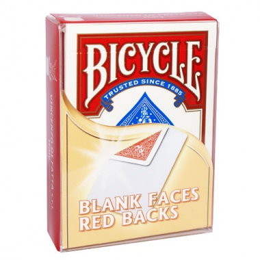 Karty Bicycle - Puste /Koszulki - talia czerwona