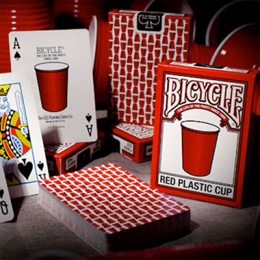Karty Bicycle - Red Plastic Cup