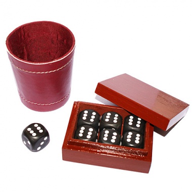 Problema - With leather dice cup
