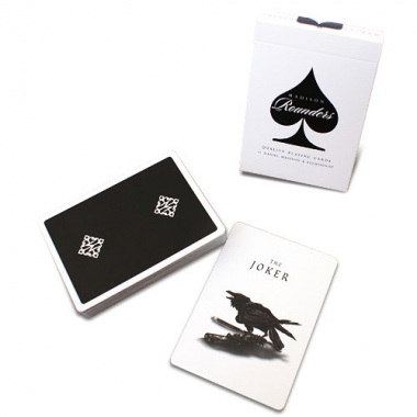 Rounders playing cards by Madison - Black