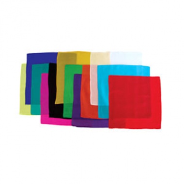 Silk squares - 30 cm (12 inches) - Set of 12 silks - Assorted dozen